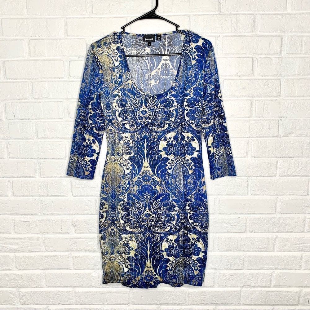 Just Cavalli blue dress large